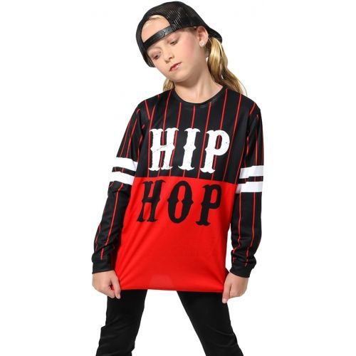  Alexandra Collection Youth Hip Hop Long Sleeve Dance Shirt
