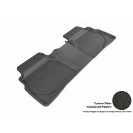 Car mats 3D MAXpider Second Row Custom Fit All-Weather Floor Mat for Select Hyundai Sonata Models - Kagu Rubber (Gray)