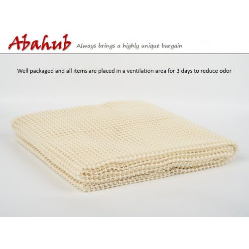  ABAHUB Abahub Anti Slip Rug Pad 8 x 10 for Under Area Rugs Carpets Runners Doormats on Wood Hardwood Floors, Non Slip, Washable Padding Grips