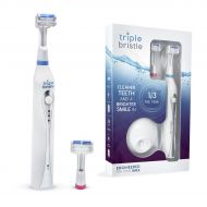 Triple Bristle Best Sonic Electric Toothbrush - Whiter Teeth & Brighter Smile - Rechargeable 31,000...
