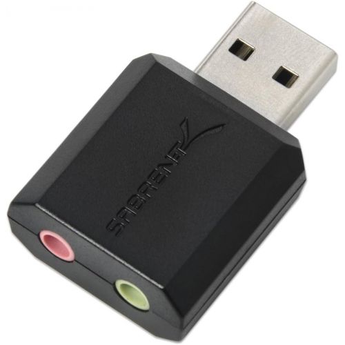  Sabrent USB External Stereo Pc & MAC Sound Adapter Au-mmsa Computers & Accessories External Sound Cards for Window Vista, Xp, 7, 8 - Mac Os 8.6 or Above