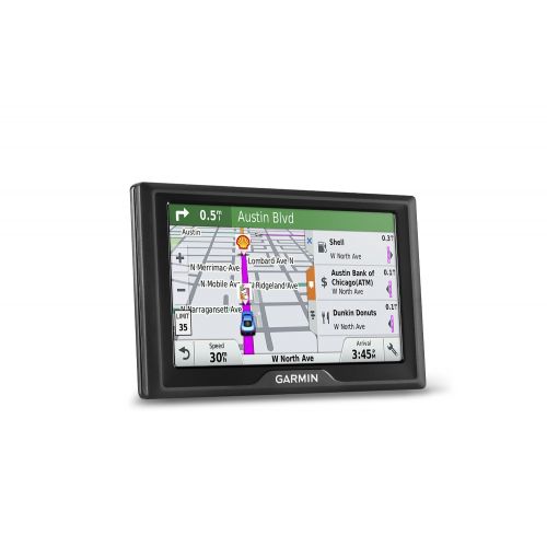 가민 Garmin Drive 50 USA + CAN LMT GPS Navigator System with Lifetime Maps and Traffic, Driver Alerts, Direct Access, and Foursquare data (Renewed)