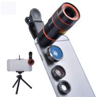 HUAXING 8X Zoom Telescope Lens Telephoto Smartphone Camera Lens with Tripod for xiaomi iPhone Samsung HTC Huawei Mobile Phone