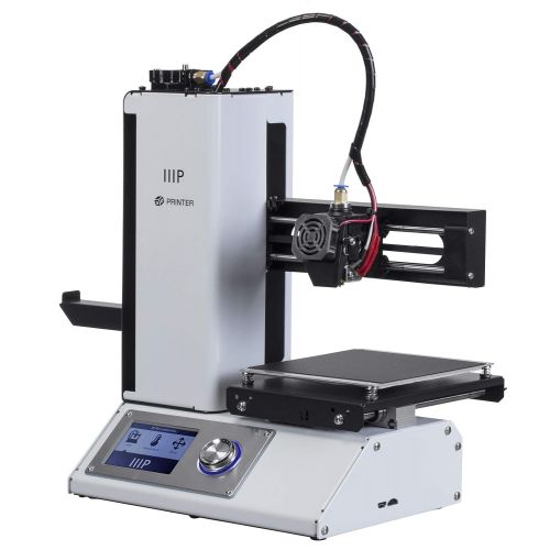  Monoprice Select Mini Pro 3D Printer - Aluminum with (120 x 120 x 120 mm) Auto Level Heated Bed, Removable Build Plate, Touch Screen Display, MicroSD Card and Wi-Fi