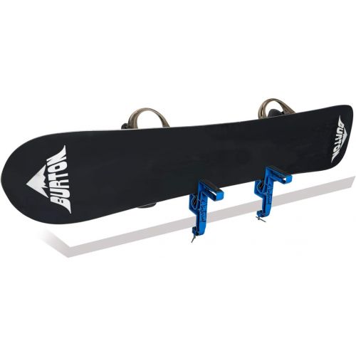  [아마존베스트]Winterial Ski and Snowboard Vise for Tuning, Repair and Waxing, Set of Two Non-Slip Vice Grips with Horizontal and Vertical Working Positions, Rubber Ski Brake Retainers and Secure