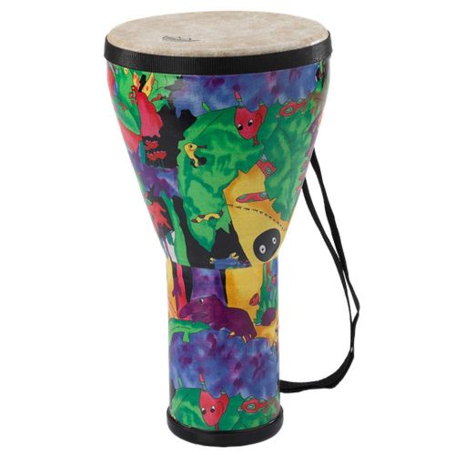  Remo KD-5822-01 Kids Percussion Gathering Drum - Fabric Rain Forest, 22