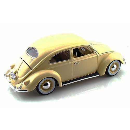  Motor 1955 Volkswagen Kafer Beetle, Beige - Bburago 12029 - 1/18 scale Diecast Model Toy Car