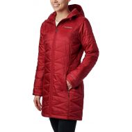 Columbia Womens Mighty Lite Hooded Jacket, Red Camellia, X-Large