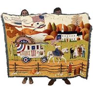 Pure Country Weavers So Proudly We Hail Blanket Tapestry Throw