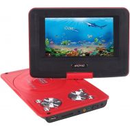 Hanbaili Ultra-Thin HD 7.8 inch Mobile DVD Video Player with Portable EVD Player 270 Degree Rotation