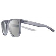 NIKE Nike Mens Flatspot Round Sunglasses, Matte Wolf Grey/Deep Pewter Frame, 52 mm