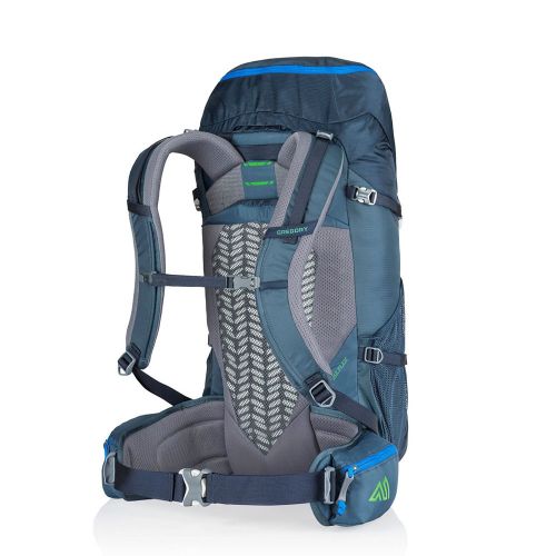 그레고리 Gregory Mountain Products Stout 30 Mens Hiking Backpack | Day Hike, Camping, Travel | Integrated Rain Cover, Adjustable Components, Internal Frame Daypack | Streamlined Comfort on