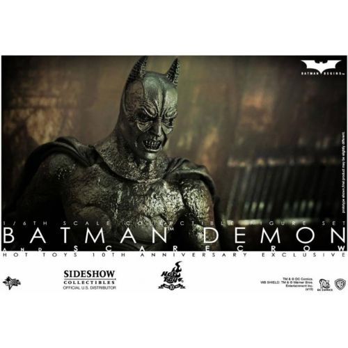 핫토이즈 Hot Toys Batman Begins 10th Anniversary Exclusive Movie Masterpiece Deluxe Collectors 16 Scale Action Figure 2Pack Batman Demon Scarecrow