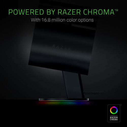 레이저 Razer Nommo Chroma: Custom Woven 3 Glass Fiber Drivers - Rear-Facing Bass Ports - Bass Knob w Automatic Gain Control - Razer Chroma Enabled - Full Range 2.0 PC Gaming Speakers