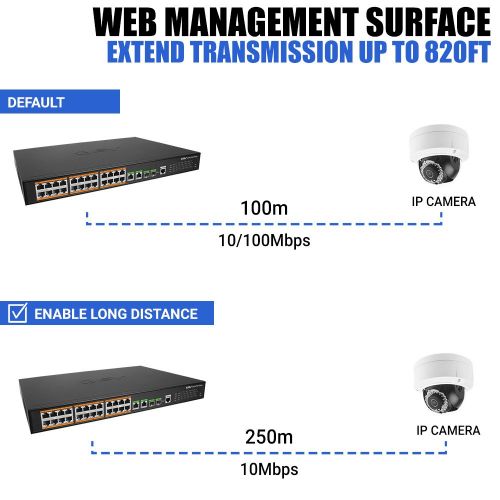  NexTrend BV-Tech 18 Ports PoE/PoE+ Switch (16 PoE+ Ports | 2 Gigabit Ethernet uplink) - 19 Rackmount - 130W - 802.3af/at