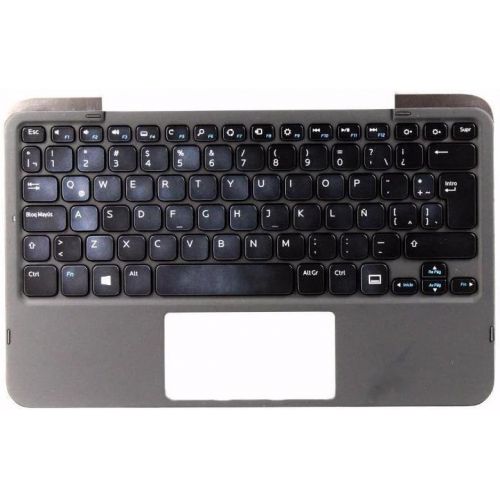 델 Dell XPS 10 V136602AK1 Black 82 Keys QWERTY Spanish Keyboard For Docking Station TF27G DTH56 0TF27G CN-0TF27G