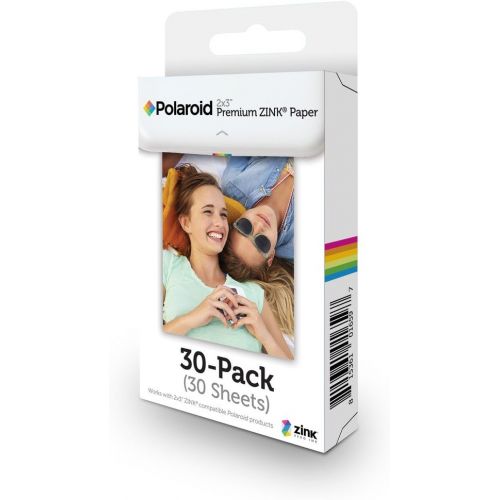 폴라로이드 Polaroid Snap Instant Print Camera Gift Bundle + ZINK Paper (30 Sheets) + 8x8 Cloth Scrapbook + Pouch + 6 Edged Scissors + 100 Sticker Border Frames + Color Gel Pens + Frames + Acc