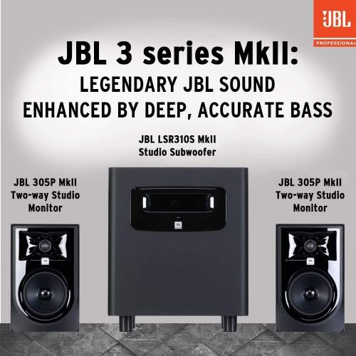 제이비엘 JBL Professional JBL 305P MkII 5 Two-Way Studio Monitoring Speakers (Pair)