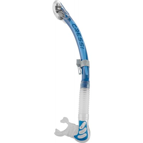 크레시 Cressi Alpha Dry Snorkel - Silver/Blue ES258020