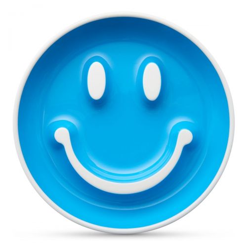 먼치킨 Munchkin Smile n Scoop Kinderteller- und Loeffelset, blau
