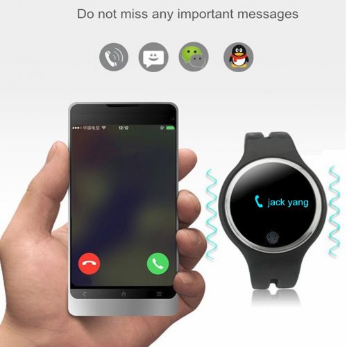  Hinmay hinmay Smart Armband E07Wasserdicht Gesundheit Aktivitat Fitness Tracker Bluetooth Sync Armband fuer Android und IOS Smart Watch