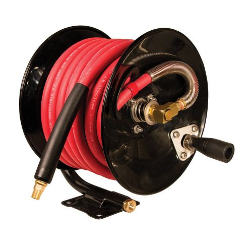  Apache 99023955 All-steel Air Hose Reel with 38 x 50 300 PSI Rubber Air Hose