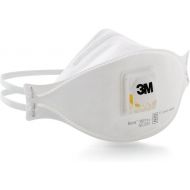 3M Aura Particulate Respirator 9211+/37193(AAD) N95, Stapled Flat Fold Disposable, Exhalation Valve, 10 Per Box, 120 Dust Masks (Case of 12)