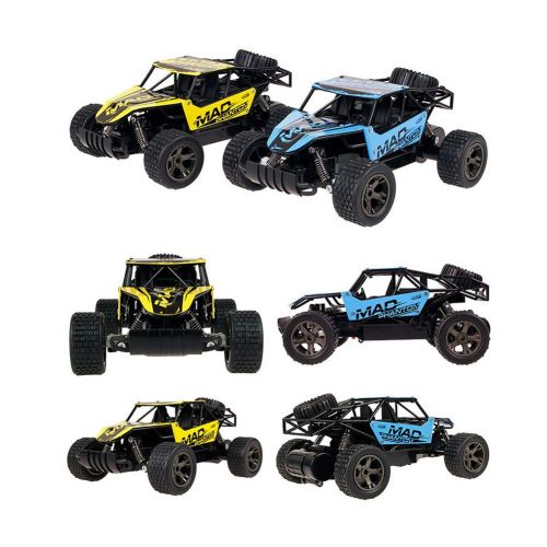  Egoelife All Terrain RC Cars, Remote Control Car Toys High Speed Off Road RC Truck 2WD 2.4Ghz Radio Controlled Electric Racing Car for Kids and Adults(Yellow)