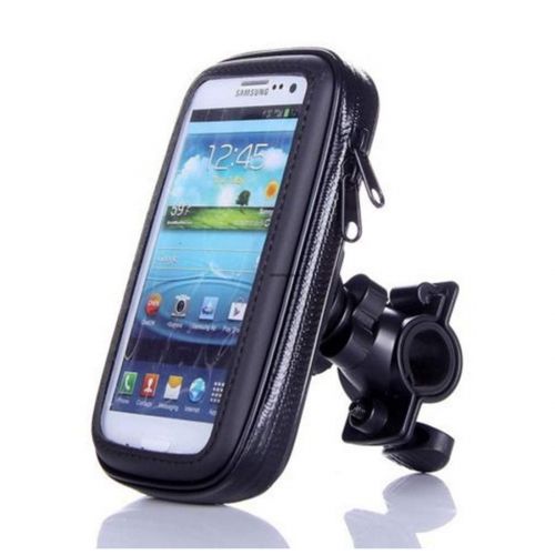  Sugoishop Motorcycle Bicycle Riding Mobile Phone Bracket Navigation Waterproof Touch Bag (Size : M)
