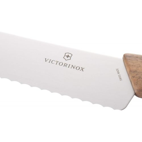  Victorinox 6.9010.22G Swiss Modern Carving Knife, 8.5, Walnut Wood