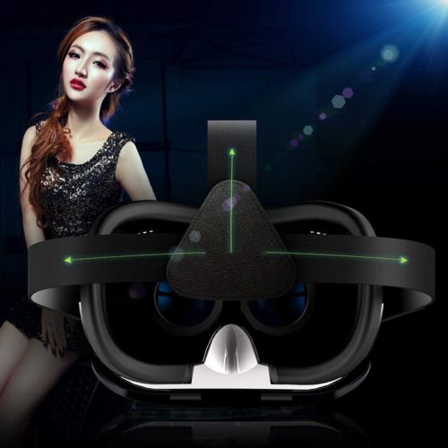  EGCLJ Virtual Reality Headset Glasses 3D Glasseswith Adjustable Lens and Comfortable Strap VR Movies and Games Compatible with 4.0-6.0 Smartphones