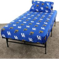 College Covers Kentucky Wildcats Printed Sheet Set - Queen - Solid
