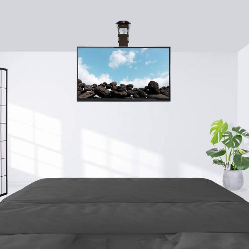 비보 VIVO Electric Motorized Flip Down Pitched Roof Ceiling TV Mount for 23 to 55 Screen (MOUNT-E-FD55)