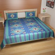 Traditional mafia traditional mafia RSES747034 Cotton Bed-Sheet Set, 90 x 108, Multicolor, 3 Piece