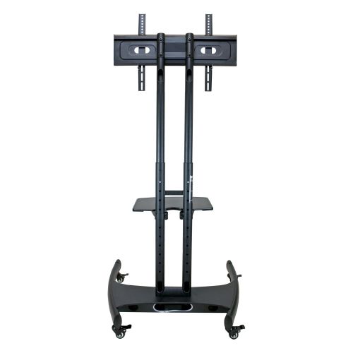  Luxor Height Adjustable Rolling LCD/LED Flat Panel Cart with Accessory Shelf