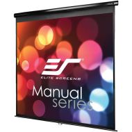 Elite Screens Manual Series, 100-INCH 16:9, Pull Down Manual Projector Screen with AUTO LOCK, Movie Home Theater 8K  4K Ultra HD 3D Ready, 2-YEAR WARRANTY, M100XWH