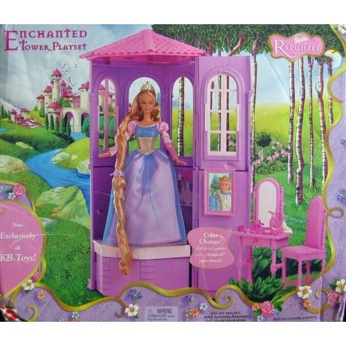 마텔 Mattel Barbie Rapunzel Enchanted Tower Playset (2002)