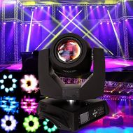 Ridgeyard 7R 230w Moving Head Zoom Light DMX 16CH Beam Wash Spot Gobo Light DJ Disco Club Party Wedding Stage Effect Lighting (1 PCS)