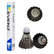 /KEVENZ 12-Pack Advanced Goose Feather Badminton Shuttlecocks（Upgraded）