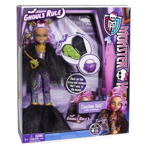마텔 Mattel Monster High Guruzu rules Crow Dean Wolf Doll (Ghouls Rule - Clawdeen Wolf)