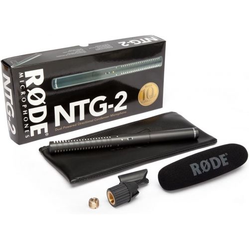 로데 Rode NTG-2 Dual Powered Directional Shotgun Microphone BUNDLE #NTG2 E