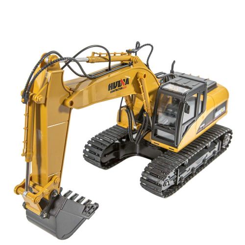  Nacome RC Toys Gift for Kids,15 Channel Full Functional Remote Control Excavator Construction Tractor, Excavator Toy with 2.4Ghz Transmitter and Metal Shovel
