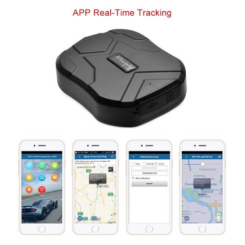  XCSOURCE GPS Tracker Long Standby Car Locator GPS Tracker Free App Strong Magnet for Vehicle GPS Tracking Real Time Tracking Device Anti Lost Geo Fence Car Tracker for Cars SUV Motorcycles