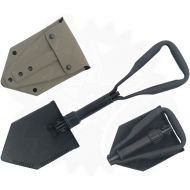 Military issue Tri-Fold Entrenching Tool (E-Tool), Genuine Military Issue, with Shovel Cover
