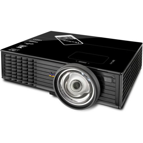  ViewSonic PJD6683WS WXGA 1280x800 DLP Projector, 3000 ANSI Lumens, 15,000:1 Contrast Ratio - Black
