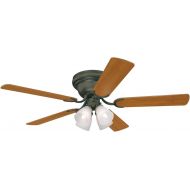 Westinghouse 7216200 Contempra IV 52-Inch Oil Rubbed Bronze Indoor Ceiling Fan, Light Kit with Frosted Ribbed Glass, (Includes Bulbs)
