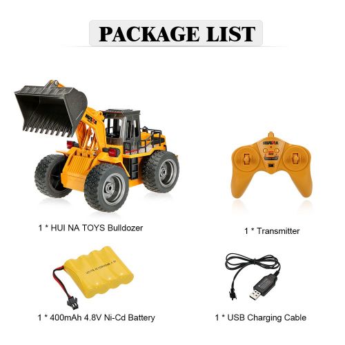  Goolsky 2.4G 6 CH RC Tractor Full Functional Front Loader Remote Control Bulldozer
