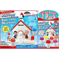 Cra-Z-Art Snoopy Original Sno-Cone (Snow Cone) Machine & Refill (3oz) Pack Gift Set Bundle - by Unknown