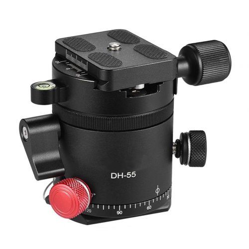  Alloet Tripod DH-55 Indexing Rotator Panoramic Ball Head with Quick Release Plate