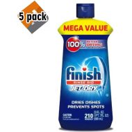 Finish Jet-Dry Rinse Aid, 23oz, Dishwasher Rinse Agent & Drying Agent (2-Pack)